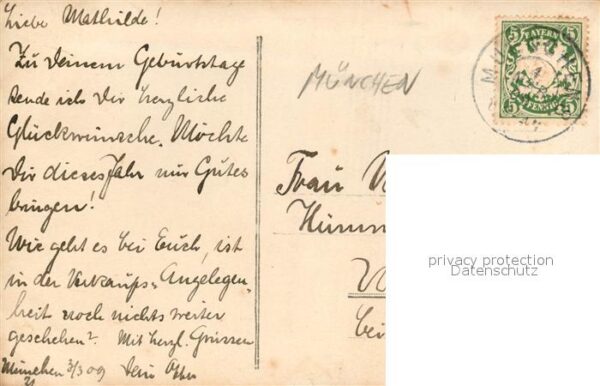 Muenchen Privathaus-Ak – Bild 2