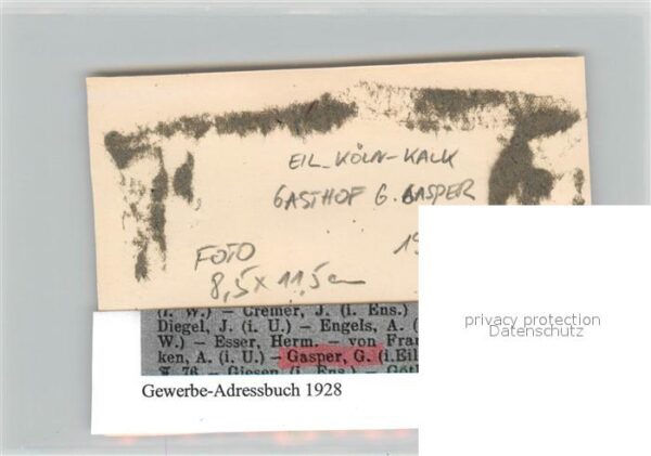 Eil Koeln-Kalk Gasthof Gottfired Gasper – Bild 2
