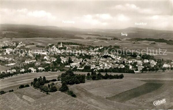 Bonndorf Schwarzwald Fliegeraufnahme