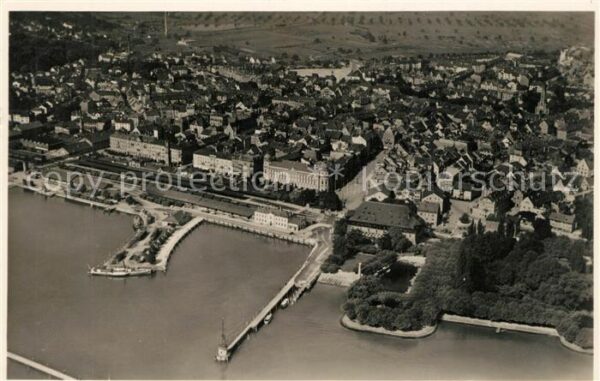 Konstanz Bodensee Fliegeraufnahme
