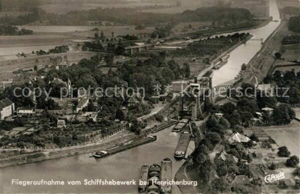 Henrichenburg Schiffshebewerk Fliegeraufnahme