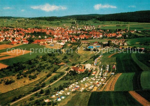 Stammheim Calw Campingplatz  Obere Muehle Fliegeraufnahme