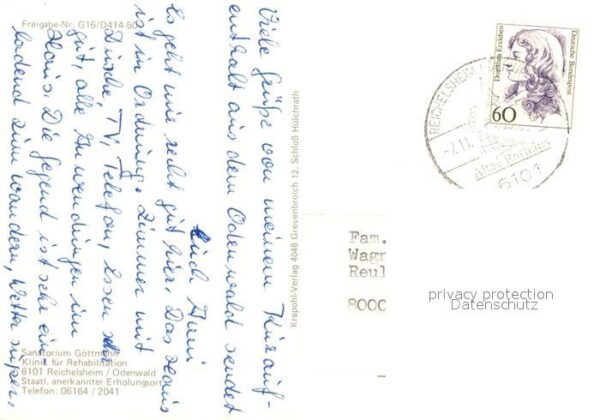 Reichelsheim Odenwald Sanatorium Goettmann Fliegeraufnahme – Bild 2