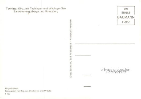 Taching See Tachinger- und Waginger-See Fliegeraufnahme – Bild 2