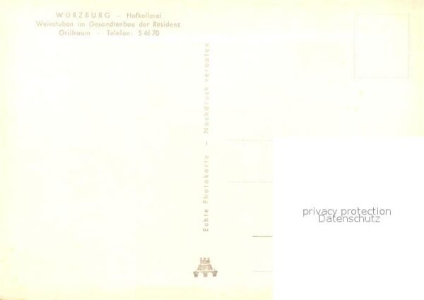 Wuerzburg Hofkellerei Weinstuben im Gesandtenbau – Bild 2