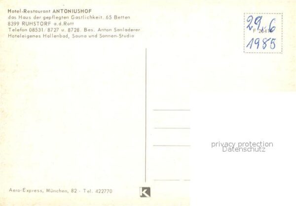 Ruhstorf Rott Hotel-Restaurant Antoniushof – Bild 2