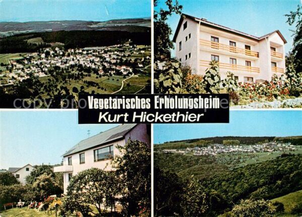 Kemmenau Vegetarisches Erholungsheim Kurt Hickethier