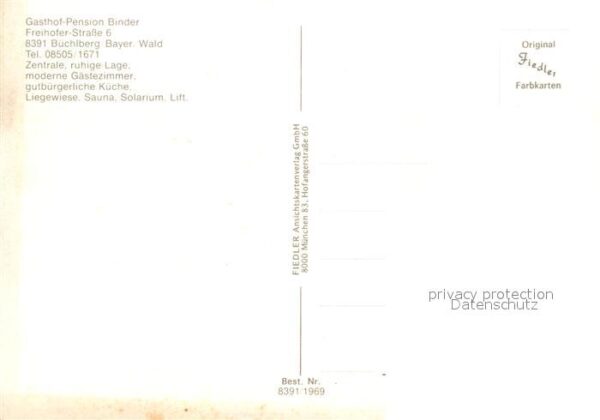 Buechlberg Gasthof-Pension Binder – Bild 2