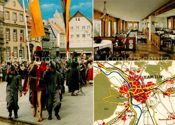 Hameln Weser Cafe-Restaurant Kluetturm Rattenfaenger