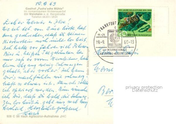 Weinheim Bergstrasse Gasthof Fuchs sche Muehle – Bild 2