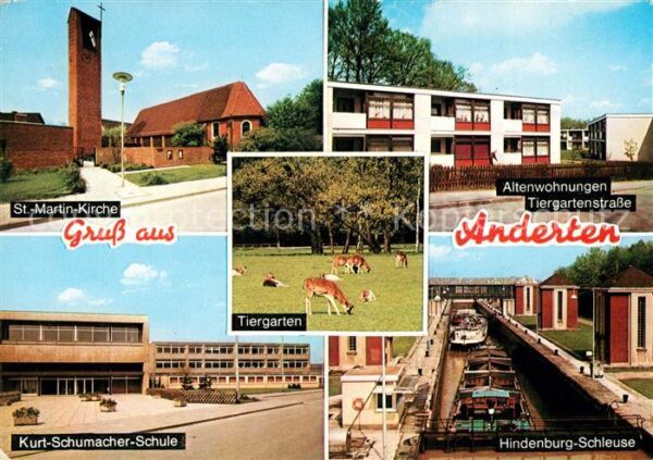 Anderten Hannover St.-Martin-Kirche Altenwohnungen Tiergartenstrasse Kurt-Schuma
