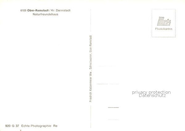 Ober-Ramstadt Oberramstadt Muehltal DARMSTADT Naturfreundehaus – Bild 2