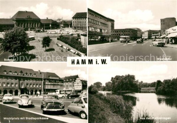 Hamm Westfalen Bahnhof Marktplatz Stadtsparkasse Westentor