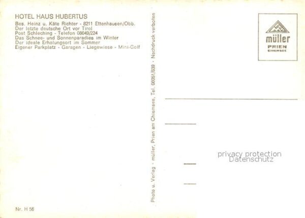 Ettenhausen Schleching Hotel Haus Hubertus – Bild 2
