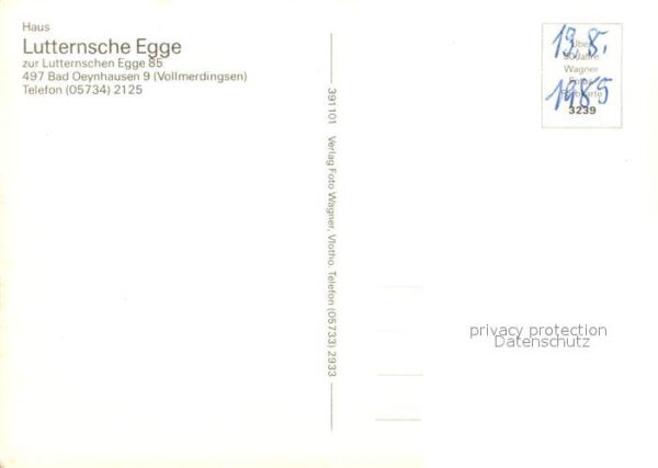 Volmerdingsen Haus Lutternsche Egge – Bild 2