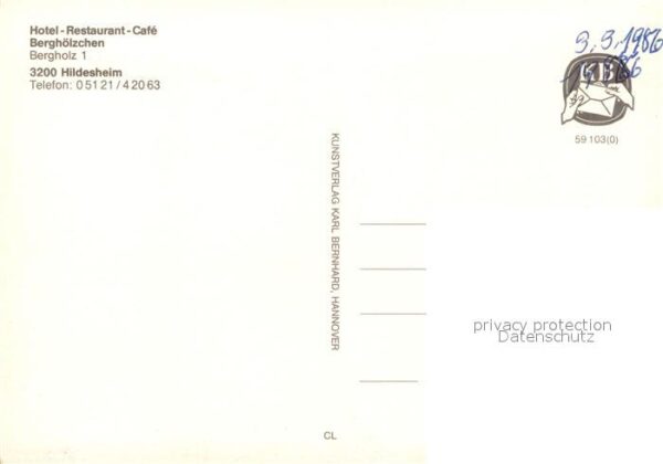 Hildesheim Hotel-Restaurant Berghoelzchen – Bild 2