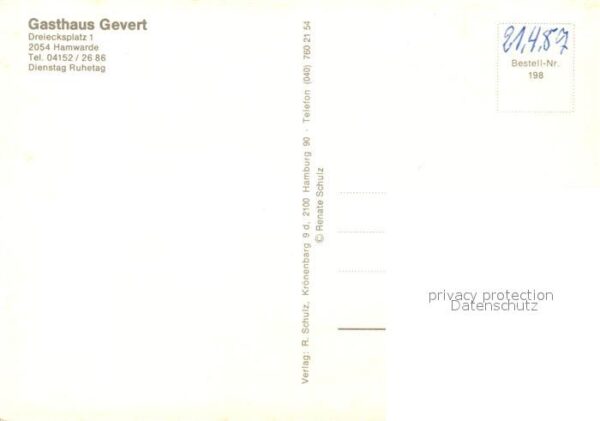Hamwarde Gasthaus Gevert – Bild 2