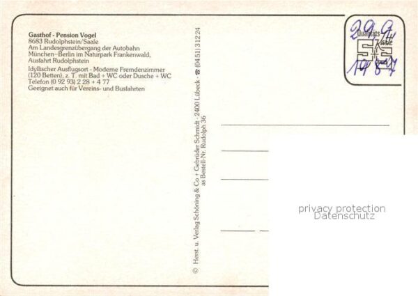 Rudolphstein Gasthof-Pension Vogel – Bild 2