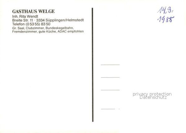 Suepplingen Helmstedt Gasthaus Welge – Bild 2