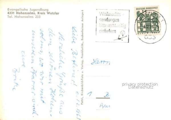 Hohensolms Evangelische Jugendburg – Bild 2