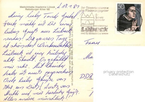Luebeck Medizinische Akademie Fliegeraufnahme – Bild 2