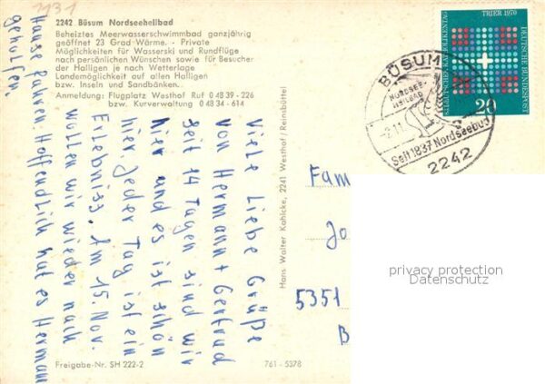 Buesum Nordseebad Fliegeraufnahme – Bild 2