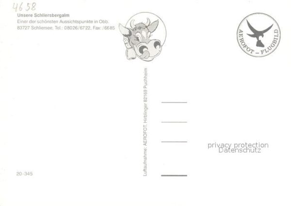 Schliersee Schliersbergalm Fliegeraufnahme – Bild 2