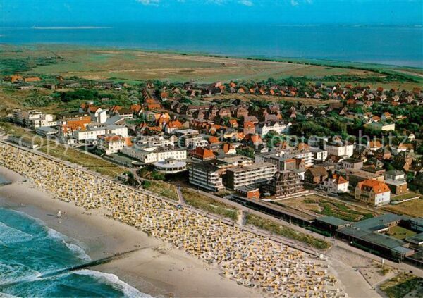Wangerooge Nordseebad Fliegeraufnahme