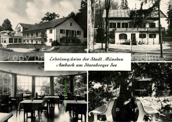 Ambach Starnbergersee Erholungsheim der Stadt Muenchen