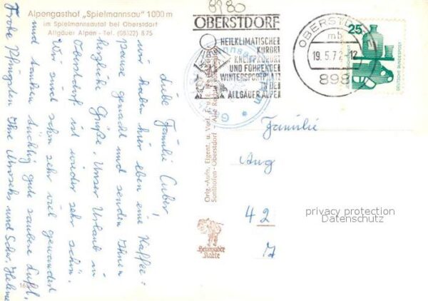 Oberstdorf Alpengasthof Spielmannsau – Bild 2