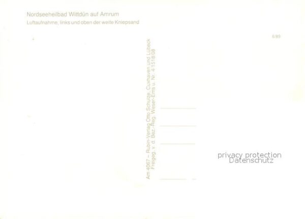 Wittduen Amrum Fliegeraufnahme – Bild 2