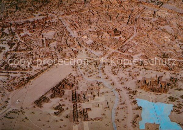 Hannover Stadtmodell 1945