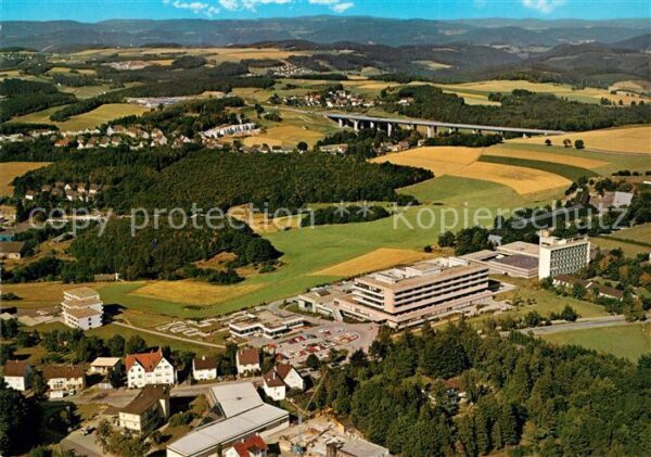 Luedenscheid Krankenhaus fuer Sportverletzte Hellersen Fliegeraufnahme