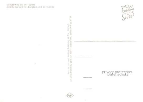 Schleswig Schlei Schloss Gottorf Burgsee Fliegeraufnahme – Bild 2