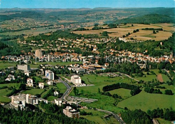 Bad Soden-Salmuenster Teilansicht Fliegeraufnahme