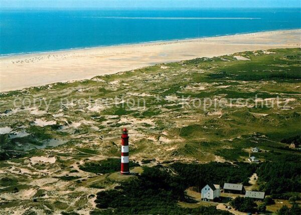 Amrum Leuchtturm Fliegeraufnahme