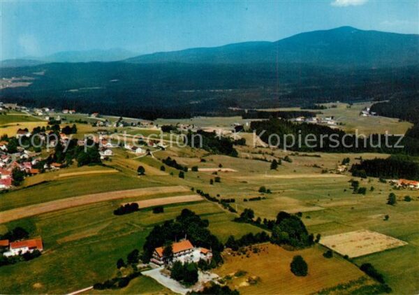 St Oswald-Riedlhuette Fliegeraufnahme Cafe-Pension Haus Fernblick
