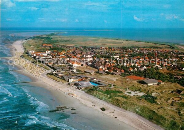 Wangerooge Nordseebad Fliegeraufnahme