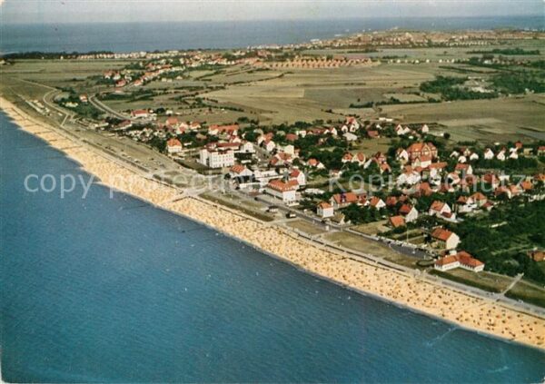 Cuxhaven Duhnen Nordseebad Fliegeraufnahme