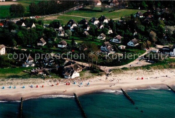 Ahrenshoop Ostseebad Kuenstlerkolonie Fliegeraufnahme