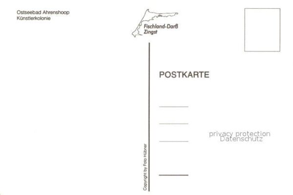 Ahrenshoop Ostseebad Kuenstlerkolonie Fliegeraufnahme – Bild 2