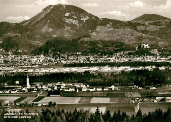 Feldkirchen Ainring Blick nach Salzburg