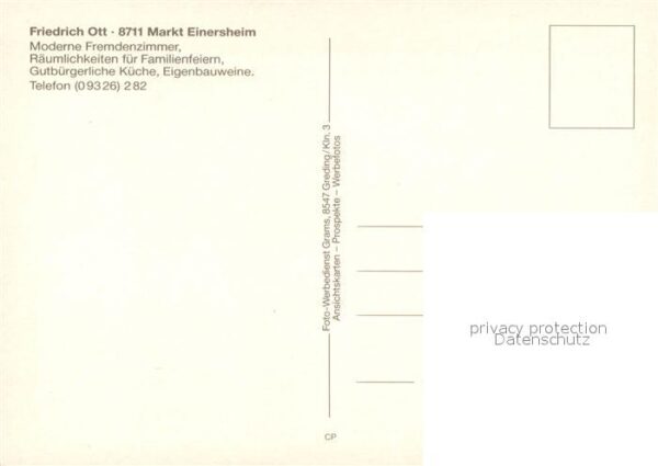 Markt Einersheim Gasthof Rotes Ross – Bild 2