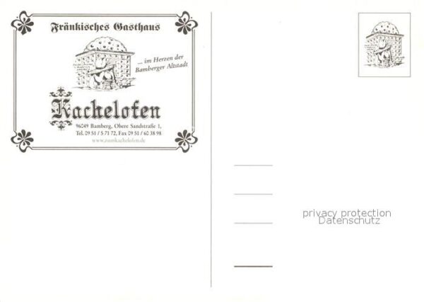 Bamberg Gasthaus Kachelofen – Bild 2