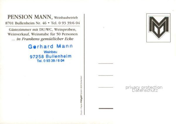 Bullenheim Pension Mann – Bild 2
