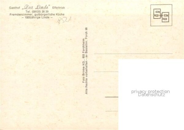 Effeltrich Gasthof Zur Linde – Bild 2