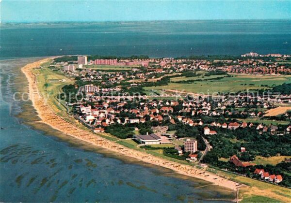 Cuxhaven Nordseebad Fliegeraufnahme