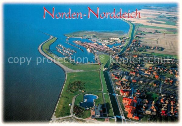 Norddeich Ostfriesland Fliegeraufnahme