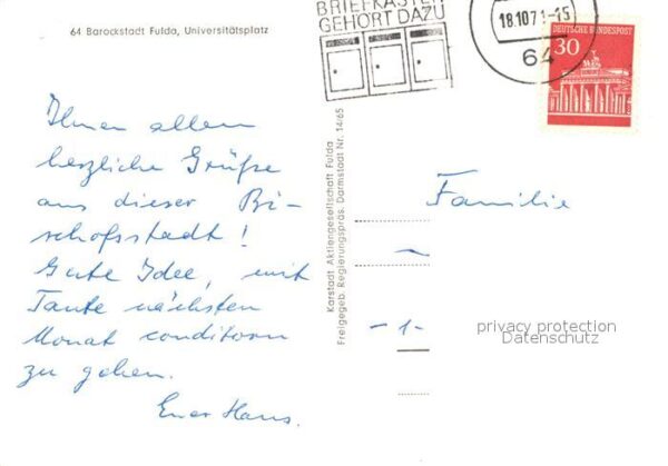 Fulda Universitaetsplatz Fliegeraufnahme – Bild 2