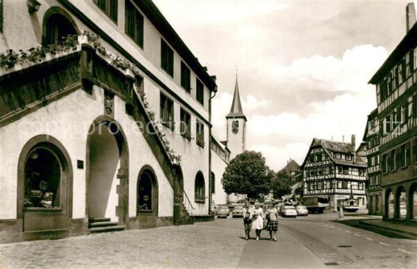 Mosbach Baden Rathaustreppe